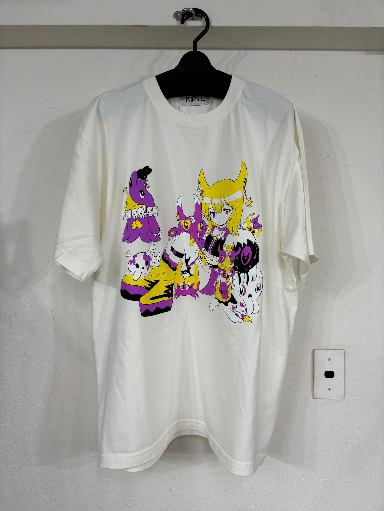 KIDILL - 【25SS】パンク ガール Tシャツ ハード ウォッシュ アートワーク バイ カエ タナカ / PUNK GIRL T-SHIRT  HARD WASH ARTWORK BY KAE TANAKA / ウォッシュ ホワイト | STORY