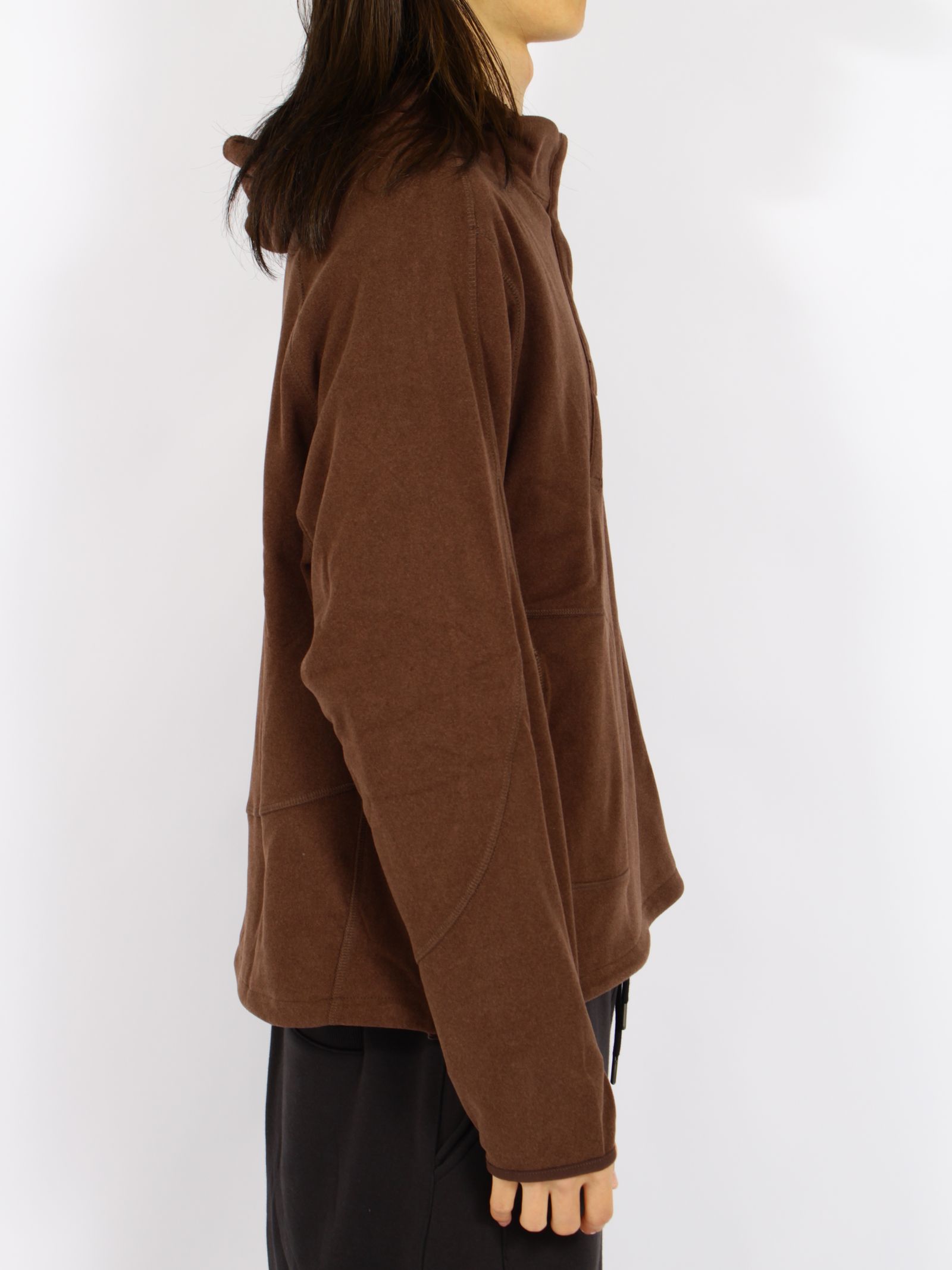 【26AW】レイヤード フーディー / LAYERED HOODIE / ブラウン