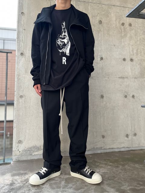 23SS Rick Owens/RAF SIMONSを用いた大人ラフコーデ