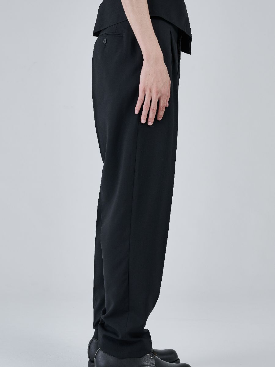 【27SS】 EVENING TROUSER / ブラック