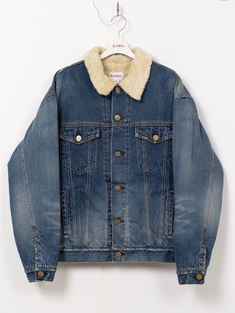 【25AW】ボア ライニング デニム ジャケット / BOA LINING DENIM JACKET / インディゴ