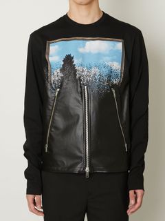 【25AW】フロントデザイン ライダース Tシャツ / RIDERS T-SHIRTS / ブラック