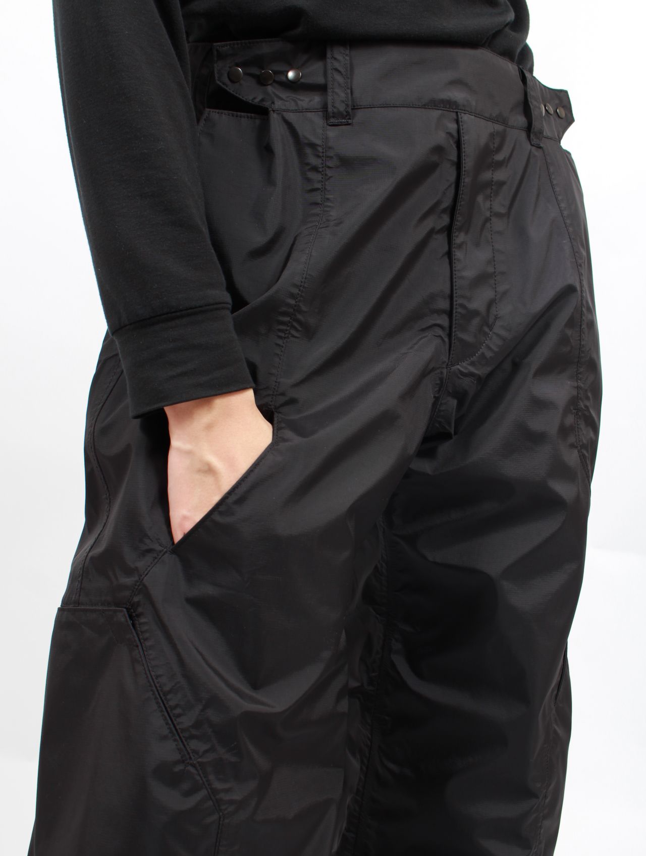 【25SS】8ポケット パネル ワイド 3L トラウザー / 8 POCKET PANEL WIDE 3L TRS / ブラック