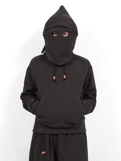 JIAN YE 25SS ORBIT MASK HOOD (Black)