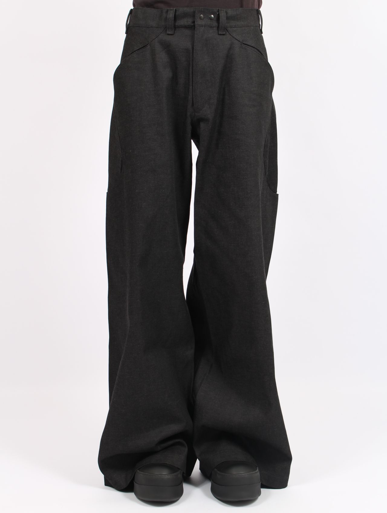 【25AW】6ポケット デニム トラウザーズ / 6 POCKET SUB ONG DENIM TROUSERS / ブラックグレー