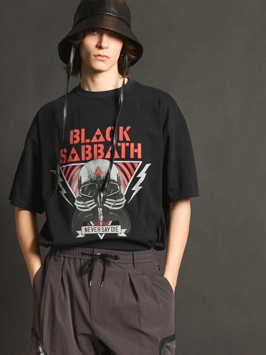 ブラックサバス Black Sabbath Tシャツ Lサイズ ホワイト MA LABEL BY MAISON SPECIAL - ブラック サバス オーバーサイズ