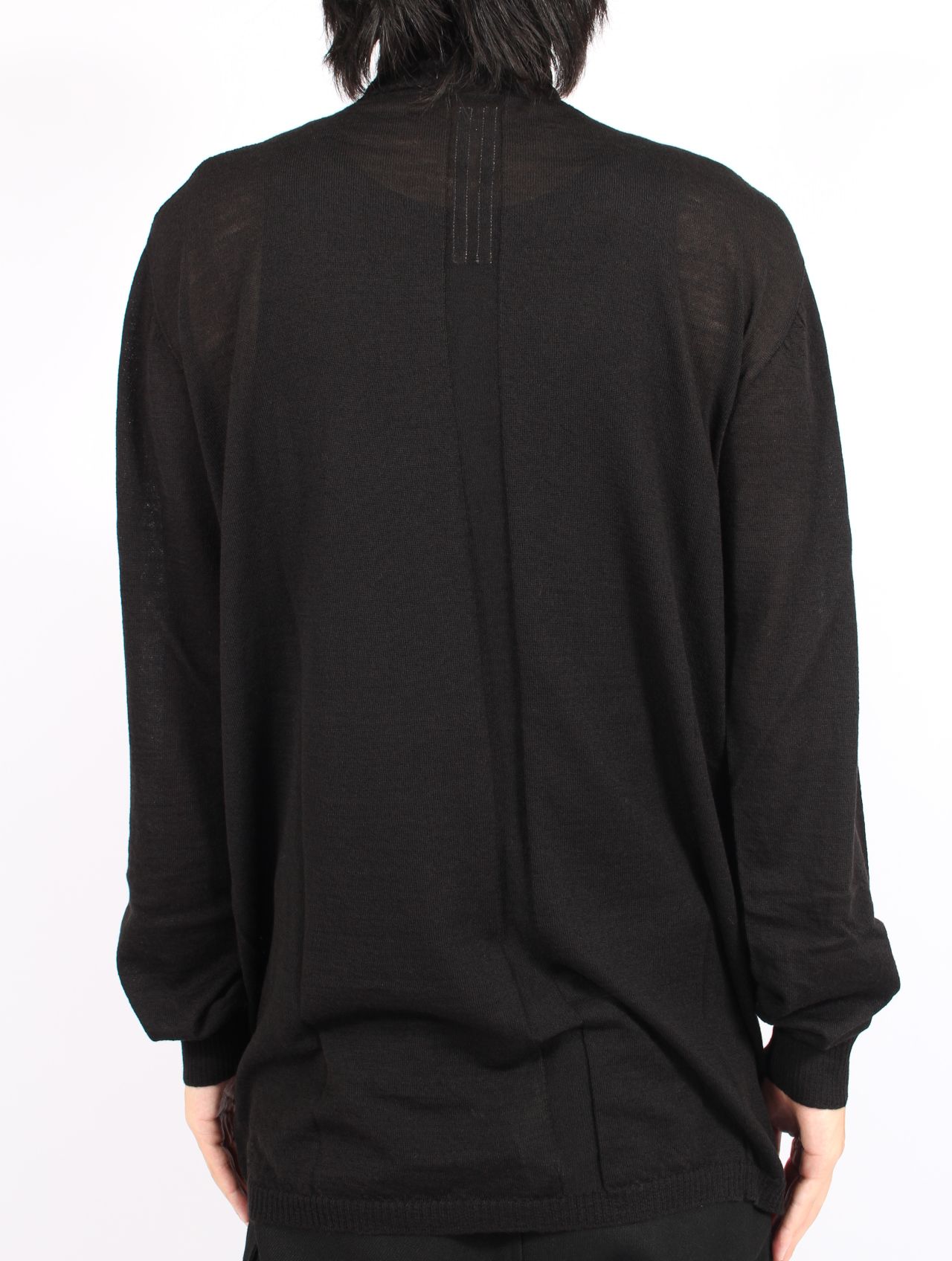 【25AW】オーバーサイズ タートル ニット カットソー / OVERSIZED TURTLE / ブラック
