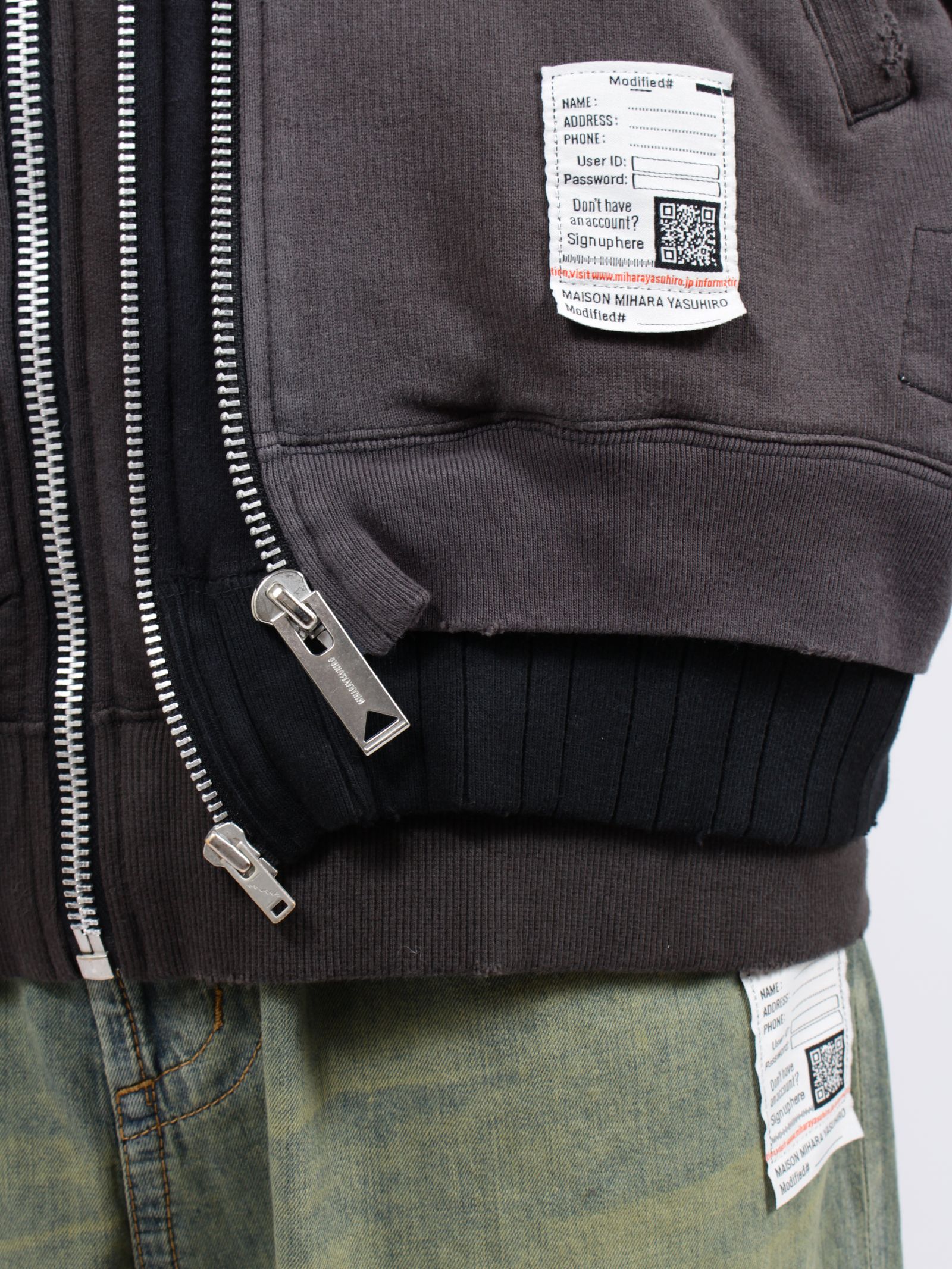 【26SS】トリプル レイヤード パーカー / TRIPLE LAYERED PK / ブラック