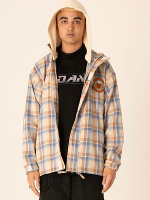 チェック マウンテン パーカー / CHECK MOUNTAIN PARKA / ベージュ