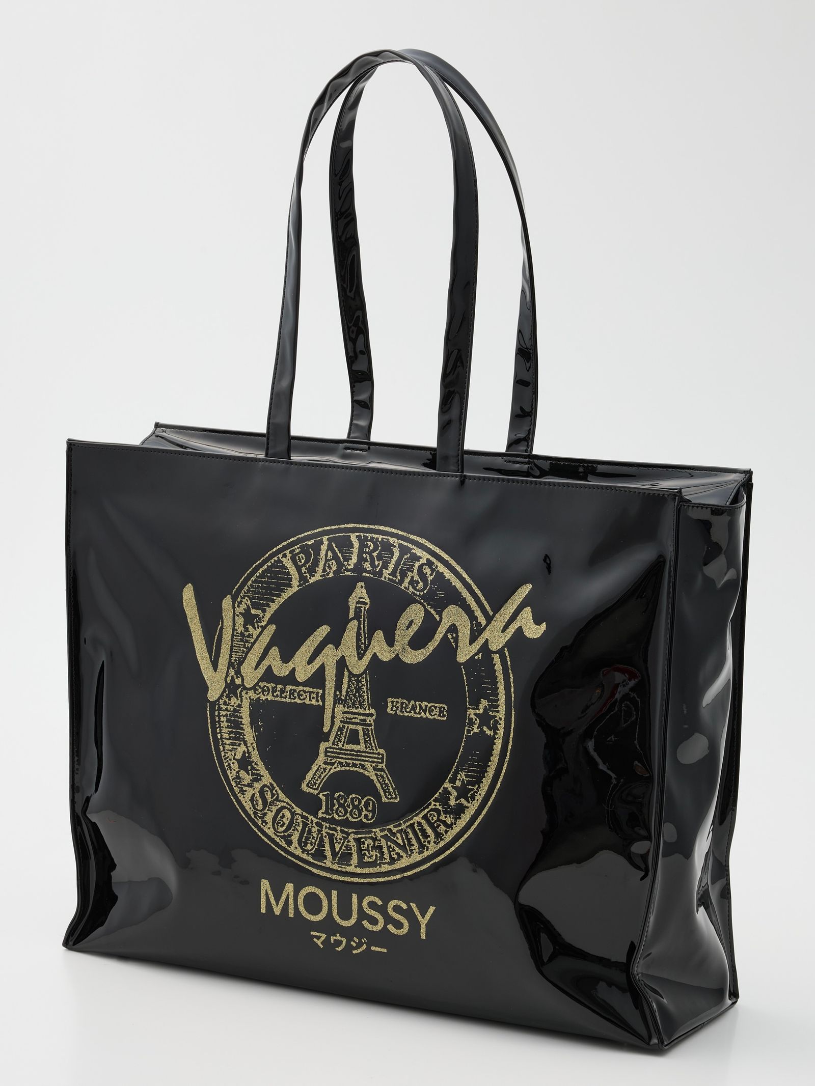 【26SS】ラージ ショッピング バッグ / VQ LARGE SHOPPING BAG / ブラック