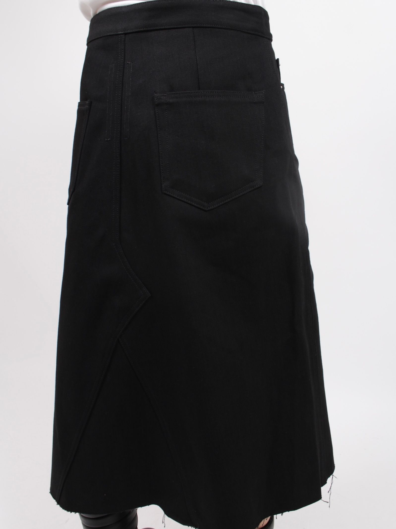 RICK OWENS - 【23FW】ゴデット スカート / GODET SKIRT / ブラック