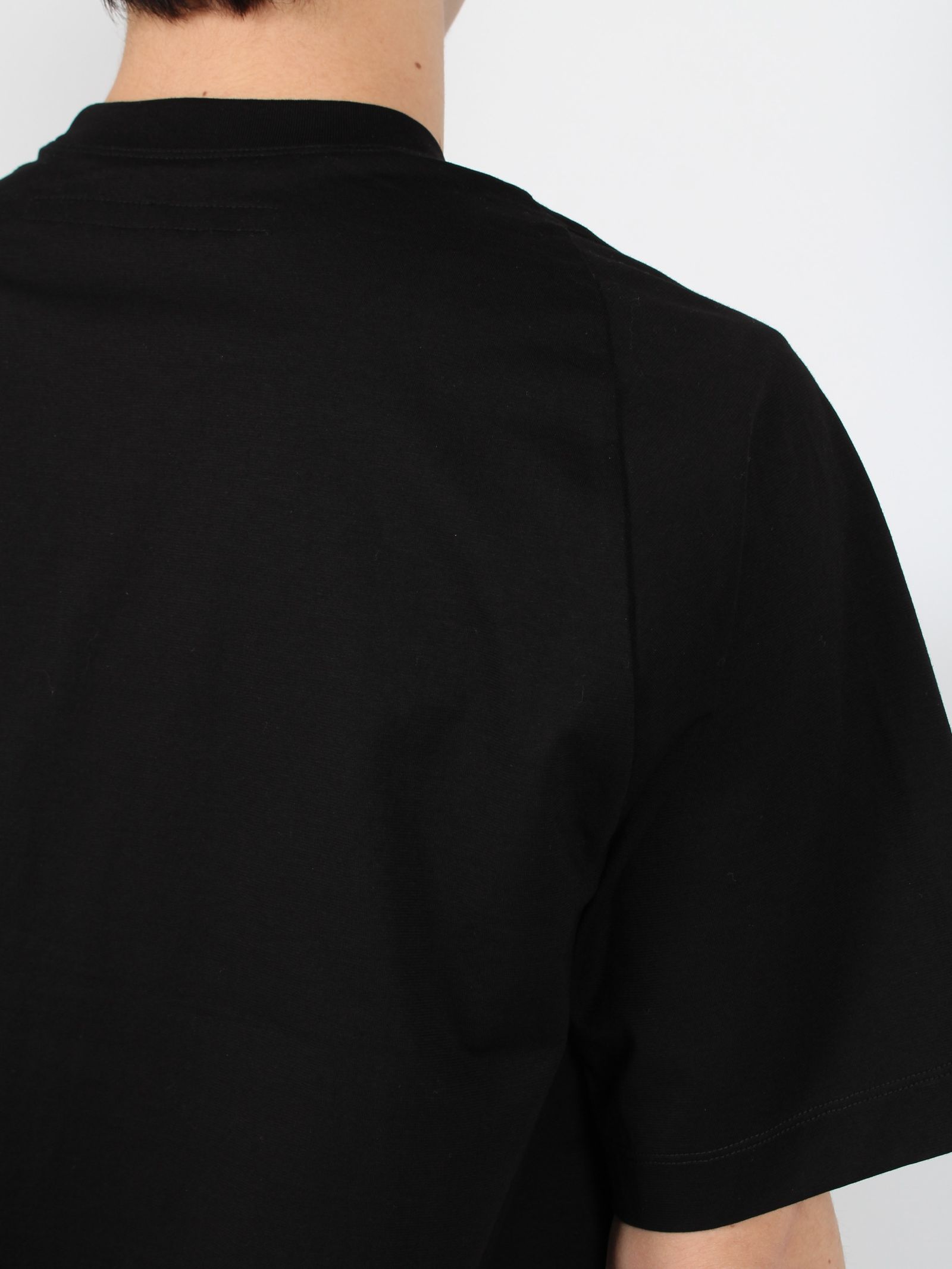 【24AW】フロント プリント ジャージー Tシャツ / COTTON SZ JERSEY / ブラック