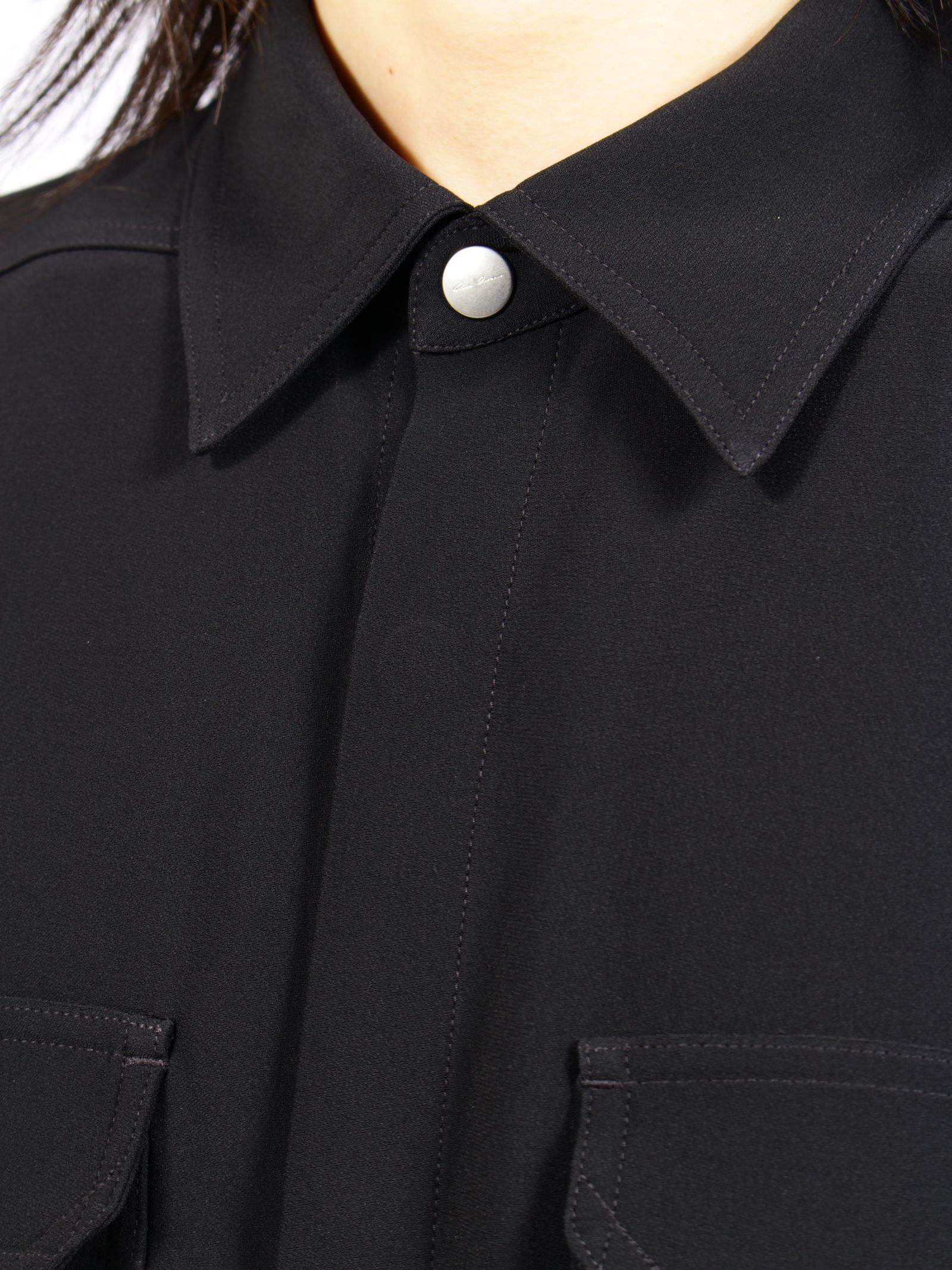 【26AW】アウターシャツ 長袖 / OUTERSHIRT / ブラック