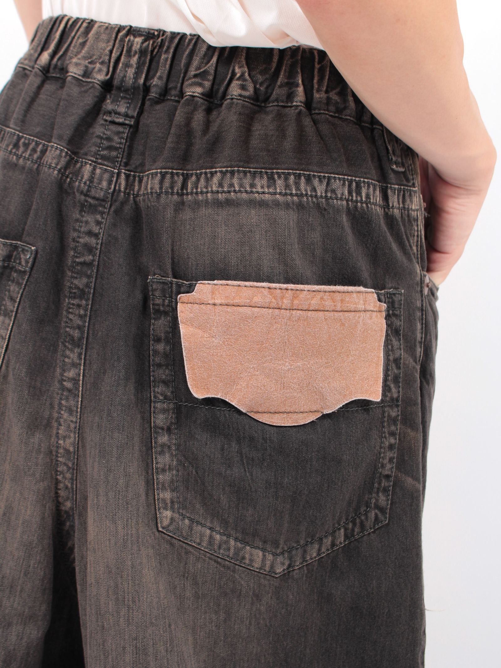 【24AW】ライト ワイド ジーンズ デニム / LIGHT WIDE JEANS / ブラック