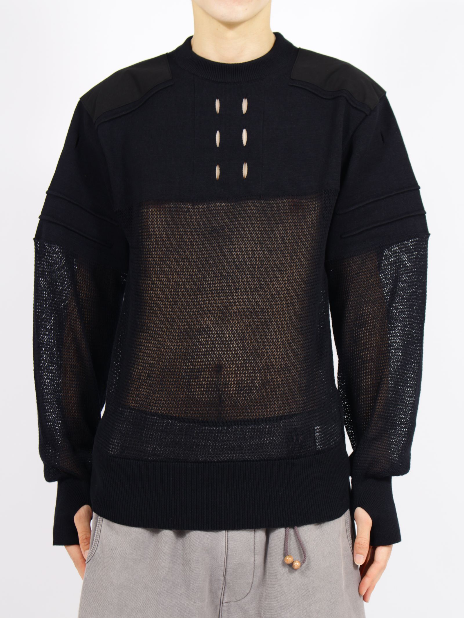 【26SS】ファング ニット / FANG KNIT / ブラック