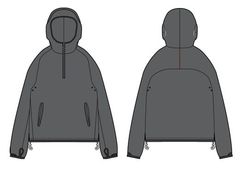 【26AW】イヤーフラップフーディー パーカー /SAN SAN X JIAN YE EAR FLAP HOODIE / グレー