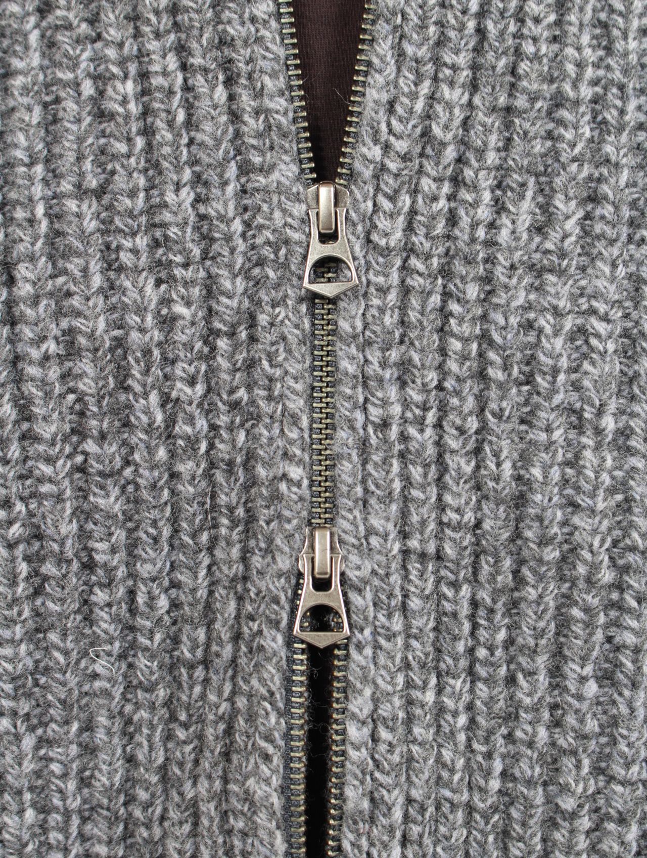 【25AW】ボンバー ニット カーディガン / BOMBER CARDIGAN / GREY(グレー)