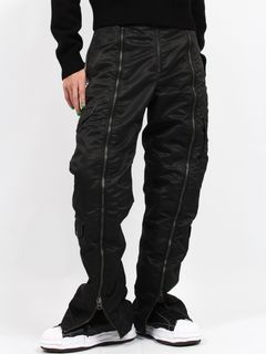 【25SS】"ヴィンセント" A-11 ナイロン パンツ / "VINCENT" A-11 NYLON PANTS / ブラック