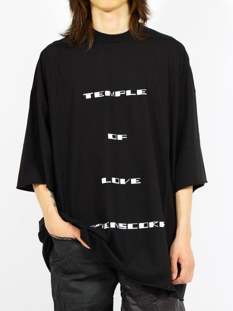 【26SS】トミー Tシャツ / TOMMY T / ブラック×ミルク