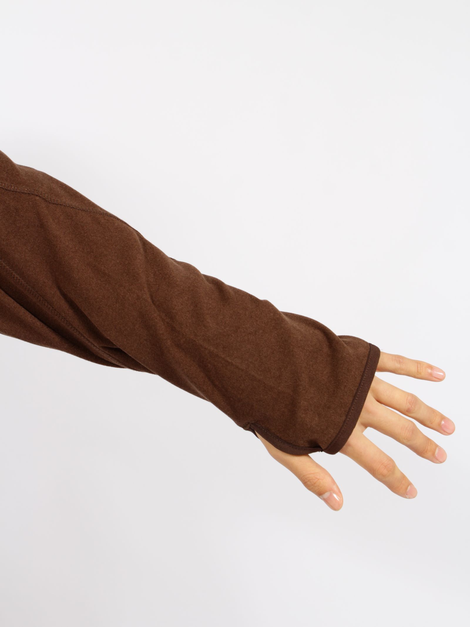 【26AW】レイヤード フーディー / LAYERED HOODIE / ブラウン