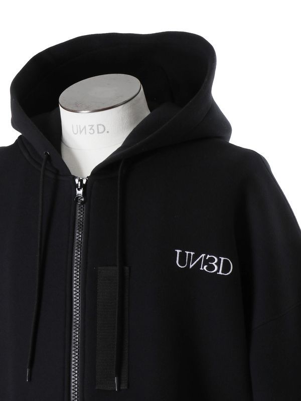 【26AW】 ミリタリー ジップ フーディー / MILITARY ZIP HOODIE / ブラック