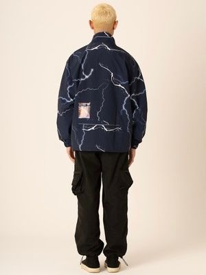 ライトニング トラック ナイロンジャケット / LIGHTNING TRACK JACKET / ネイビー