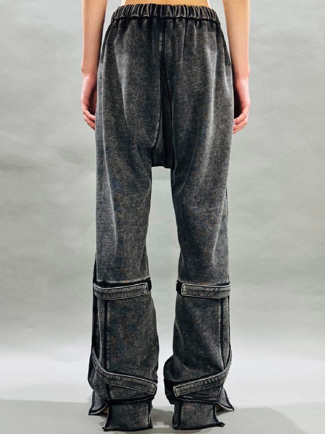 【25AW】チェンジド スリム スウェット パンツ / CHANGED SLIM SWEAT-PANTS / ブラック