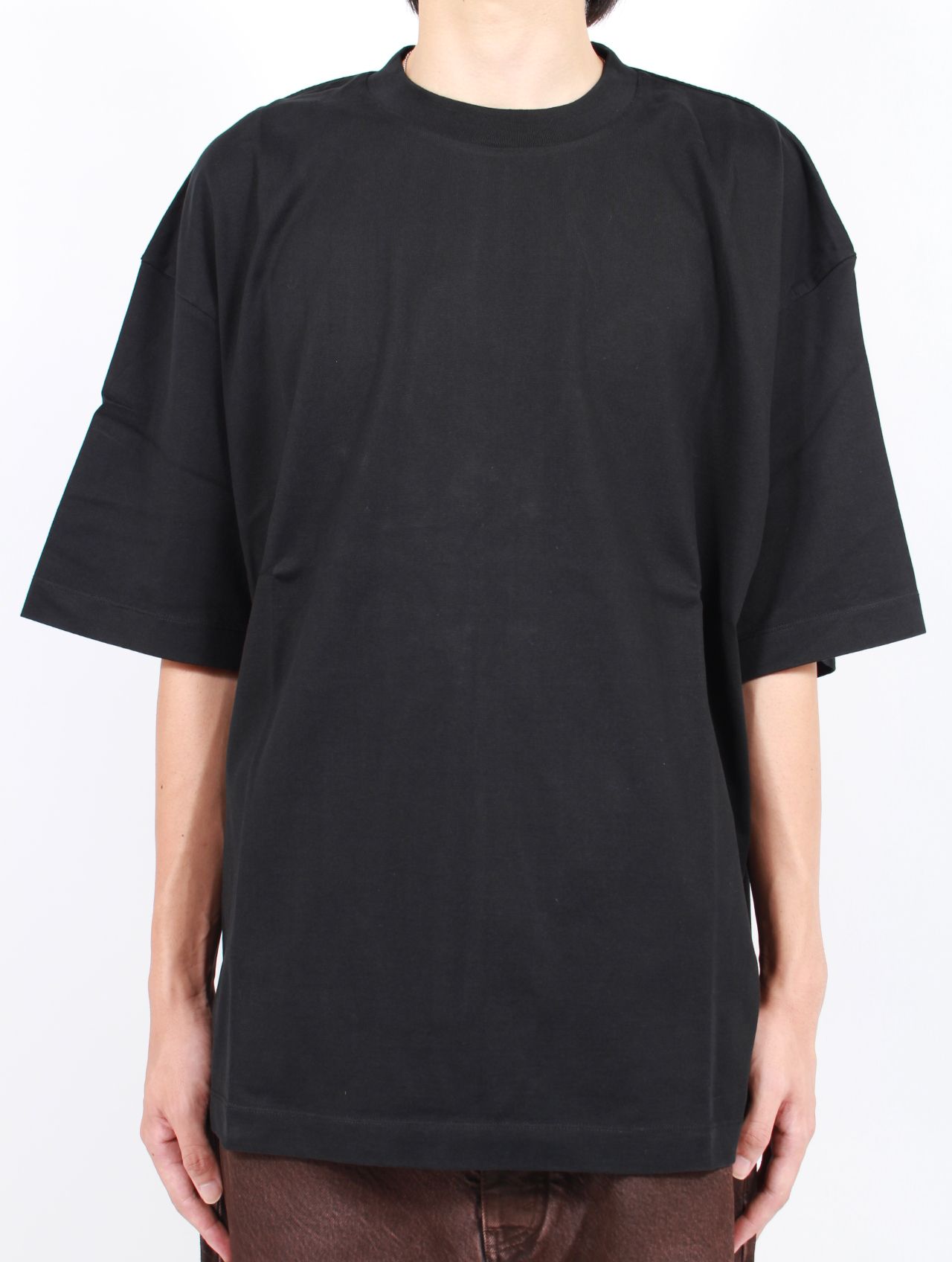【25AW】ビッグ Tシャツ / BIG TEE / BLACK HEAVY JERSEY(ブラック)