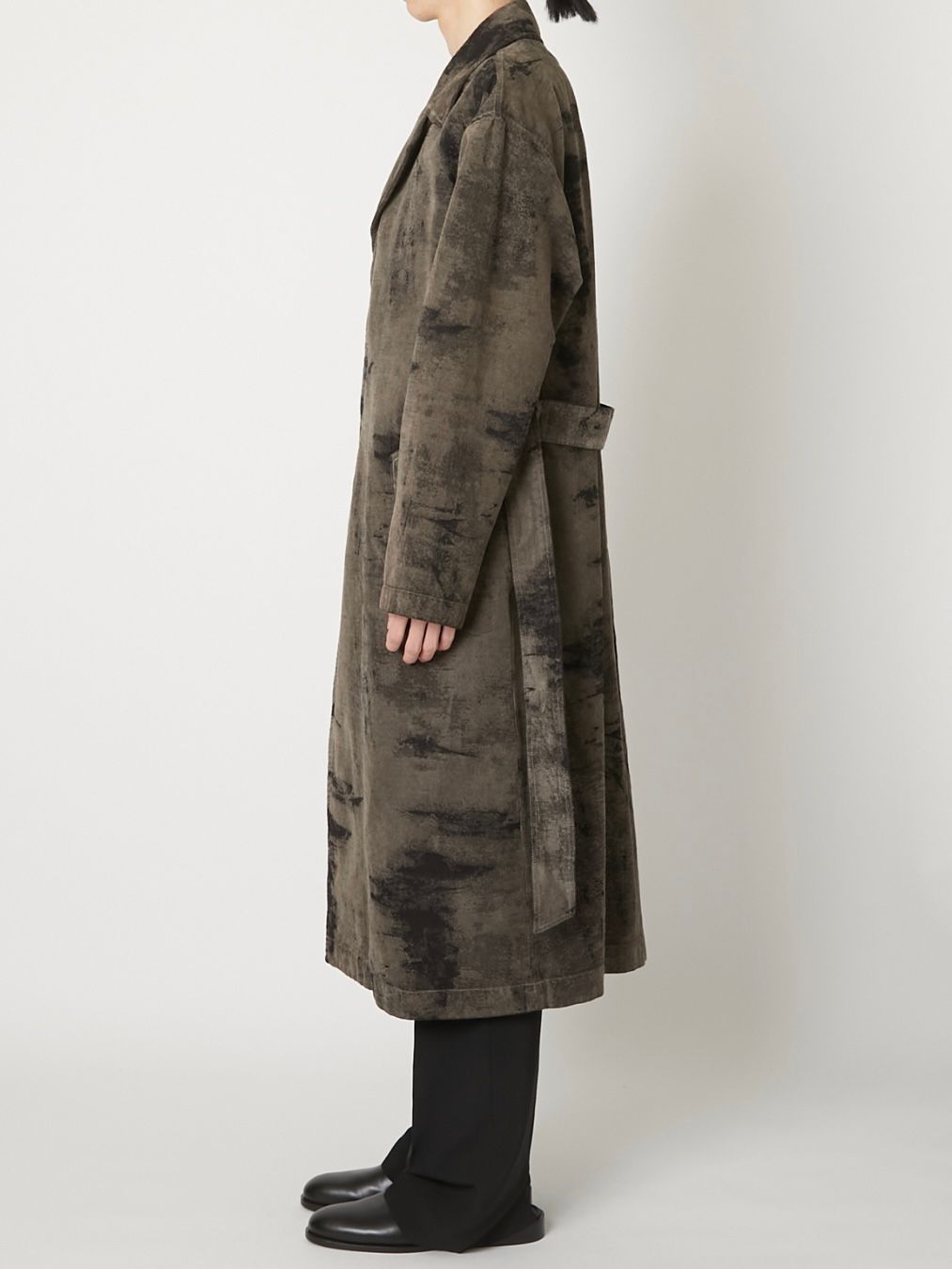 【26AW】モール ジャガード デニム コート / MOLE JACQUARD DENIM COAT / グレー