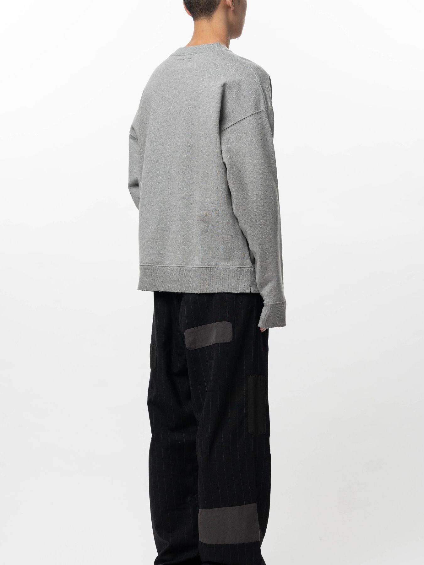 【26SS】ドント タグ ミー プリント スウェットシャツ 長袖カットソー / DON'T TAG ME PRINTED PULLOVER / グレー