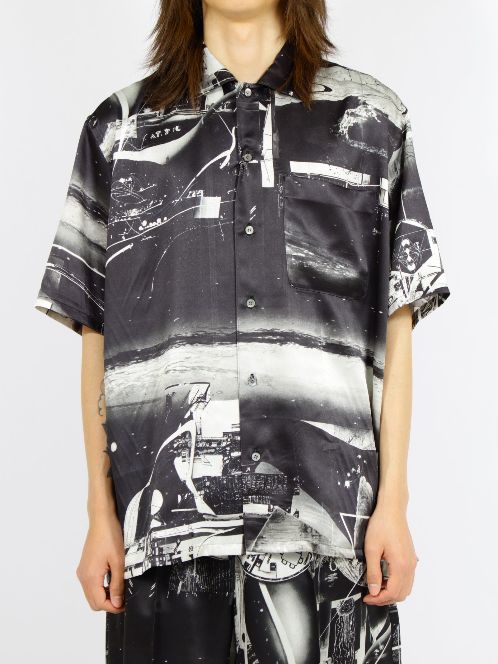 semoh 希少 タグ付新品 グラフィックシャツ semoh - 【26SS】佃弘樹 グラフィック シャツ / × HIROKI TSUKUDA