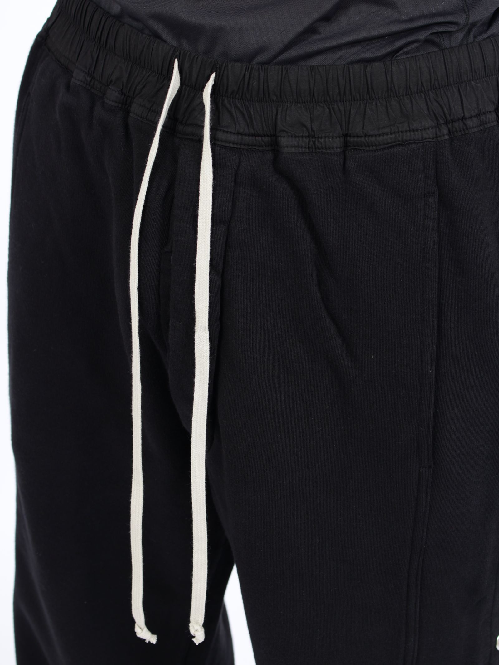 【26AW】ワイド プッシャー パンツ スウェット素材 サイドスナップボタン / WIDE PUSHER PANTS / ブラック