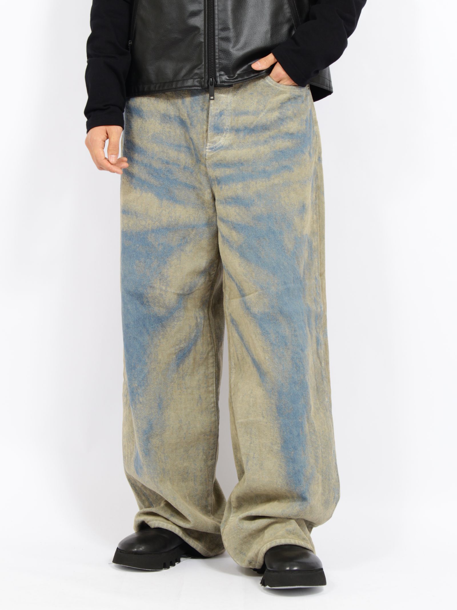 【26AW】ワイド デニム / WIDE DENIM / INDIGO BLEACH(インディゴブリーチ)
