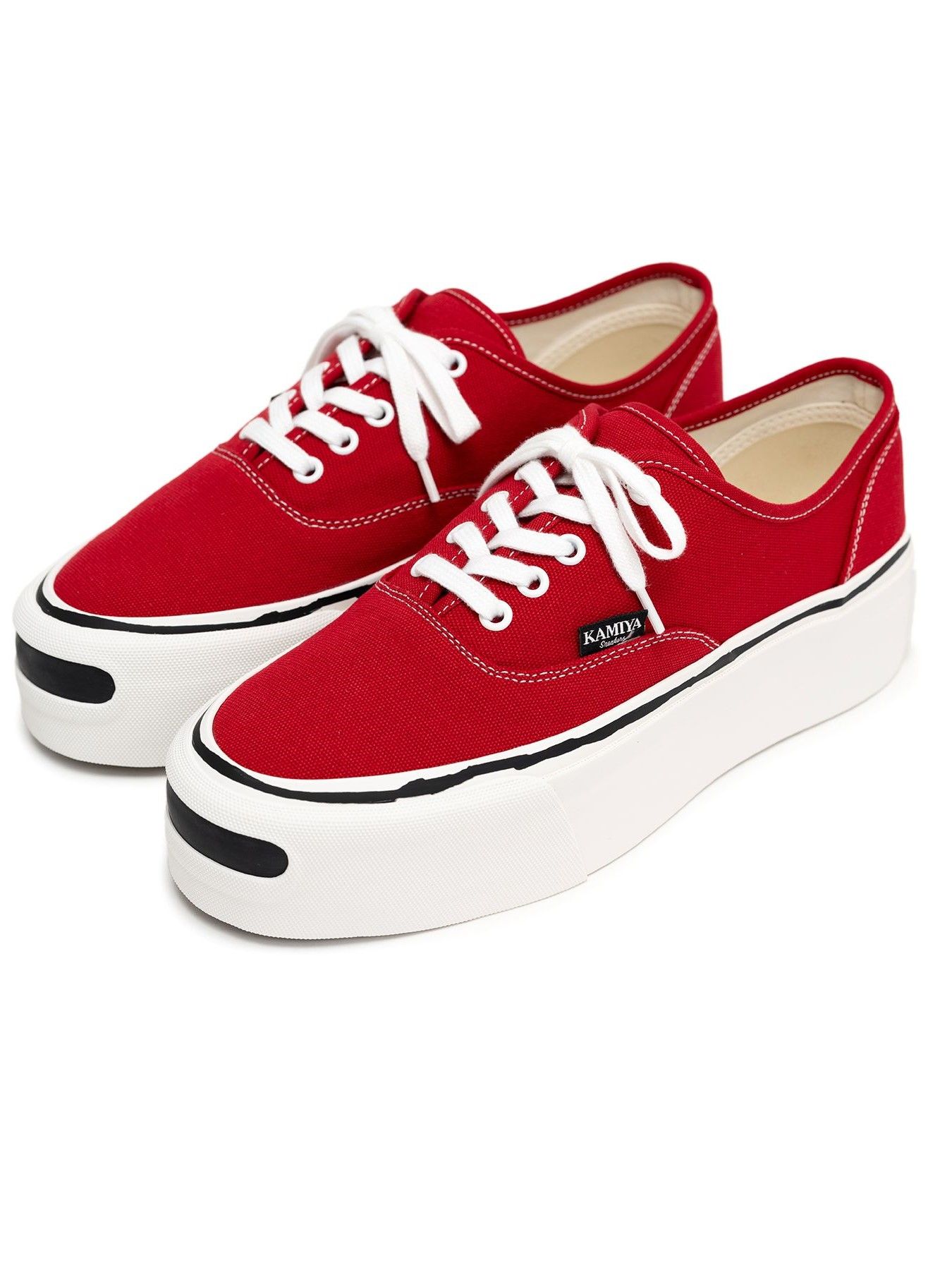 【25AW】"へルク" プラットフォーム スニーカー / "HERC" PLATFORM SNEAKER / レッド