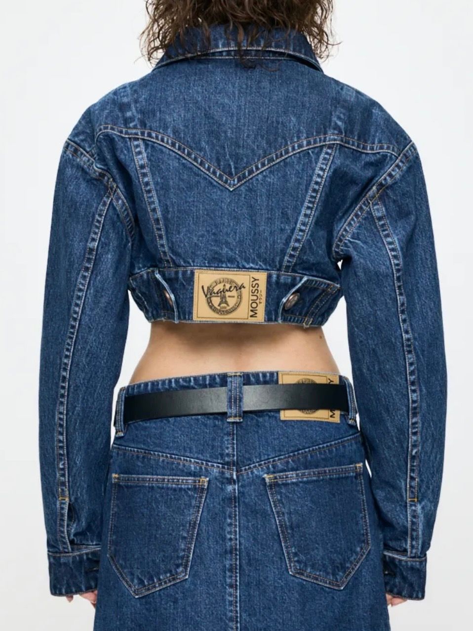 【26SS】クロップド デニム ジャケット / VQ DENIM JACKET / ブルー