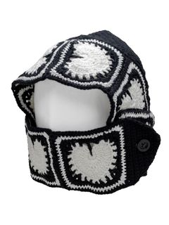 【24AW】クロチェット バラクラバ / CROCHET BALACLAVA / ブラック
