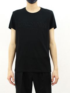 エンボスロゴ Tシャツ / EMBOSS LOGO T-SHIRT / ブラック