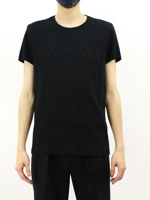 エンボスロゴ Tシャツ / EMBOSS LOGO T-SHIRT / ブラック