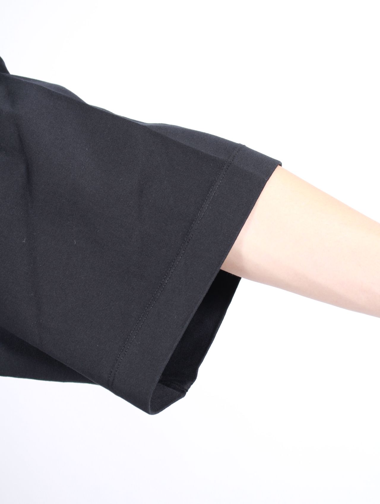 【25AW】ビッグ Tシャツ / BIG TEE / BLACK HEAVY JERSEY(ブラック)