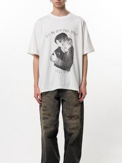 【26SS】”ラヴィング” Tシャツ 半袖 カットソー / ”LOVING" TEE T/C / ホワイト
