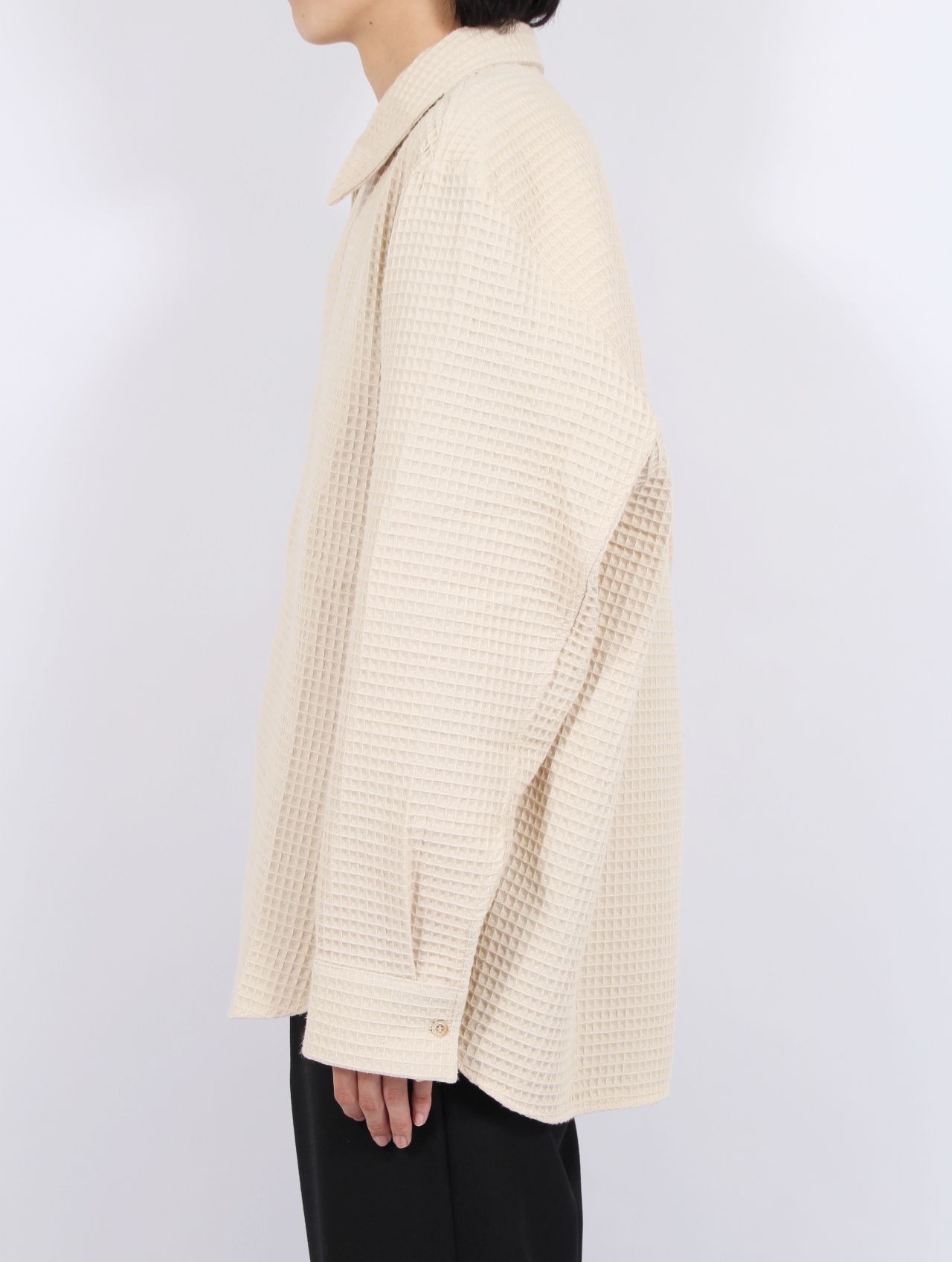 【25AW】 オーザリー シャツ 長袖 / OSEARY SHIRT / アイボリー