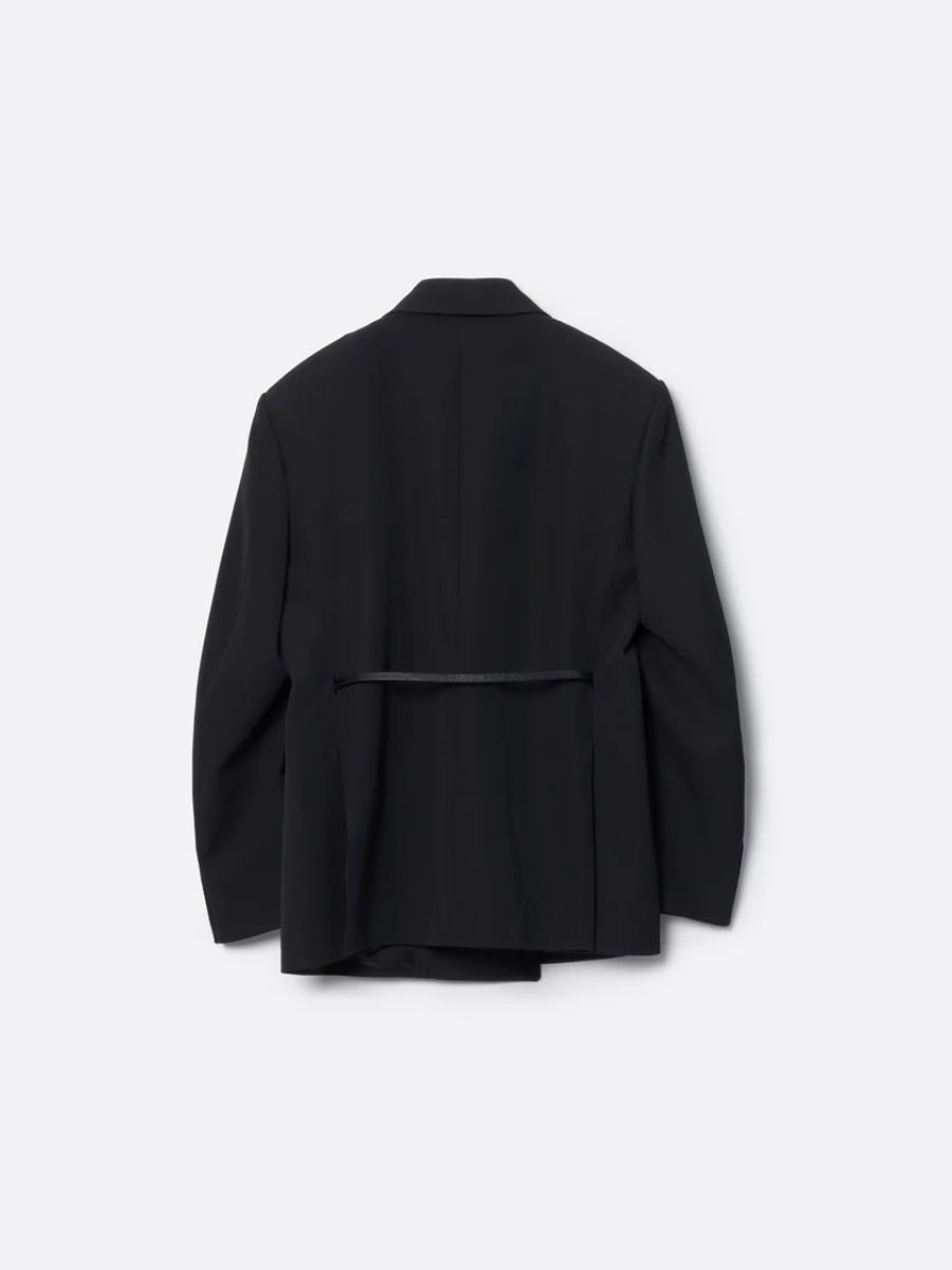 【26AW】 ヘビー ウール ラップ ジャケット / HEAVY WOOL WRAP JACKET .16 / ブラック