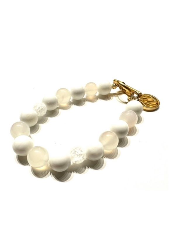 【24AW】シングル ジュズ ブレスレット / SINGLE JUZU BRACELET / ホワイト
