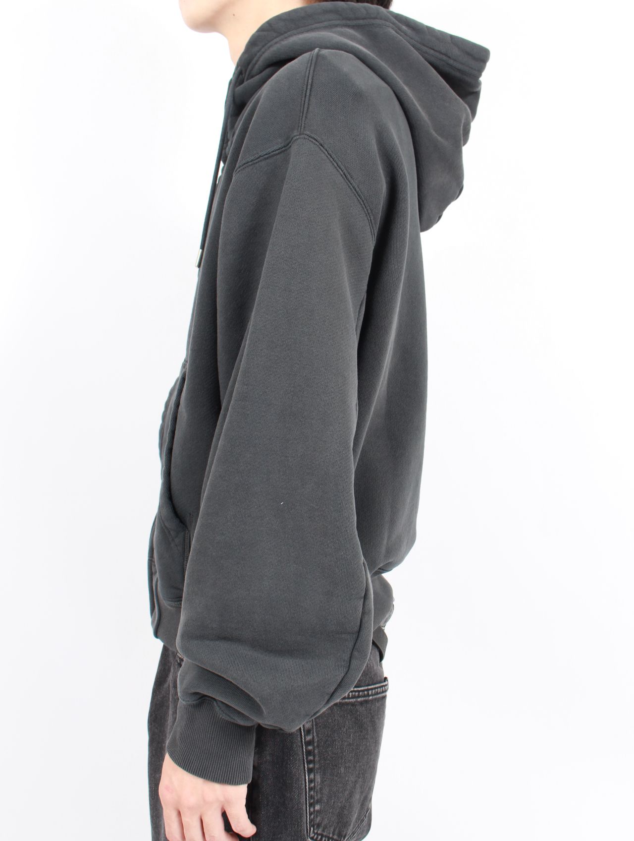 【25AW】バブルジップ フーディ パーカー / BUBBLE ZIP HOODIE / WASHED BLACK JERSEY(ウォッシュブラック)