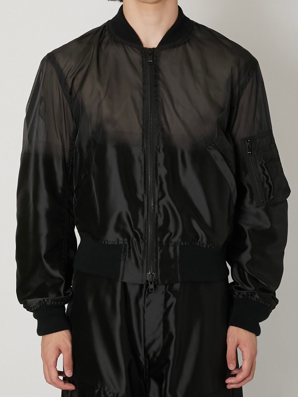 サプール　SAPEur MA-1 ブラックジャケット TAAKK - 【26SS】MA-1 ブルゾン / MA-1 BLOUSON / ブラック | STORY