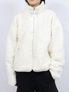 【25AW】ボア フリース ジップアップ ジャケット / EF JACKET / ホワイト