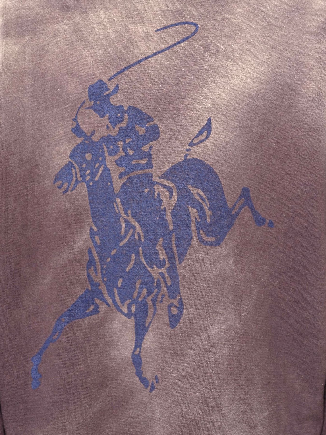 【24AW】ロデオ ブリーチド プルオーバー スウェット / "RODEO"BREACHED PULLOVER / ブラウン