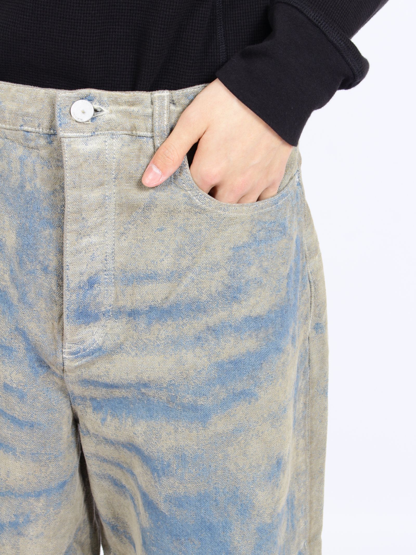 【26AW】ワイド デニム / WIDE DENIM / INDIGO BLEACH(インディゴブリーチ)
