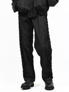【25SS】シャーリング トラウザーズ / SHIRRING TROUSERS / ブラック