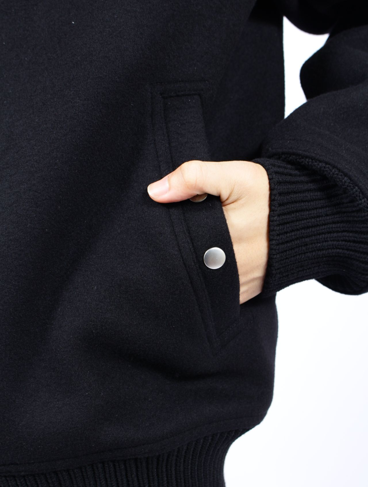 【25AW】ブリクサ ドラキュラカラー ジャケット / BLIXA DRACUCOLLAR / ブラック